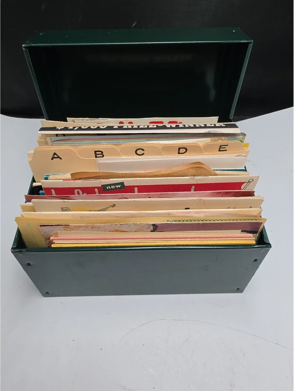 Vintage Recipe Card Collection in Decorative Recipe Box | 200+ Advertising Recip